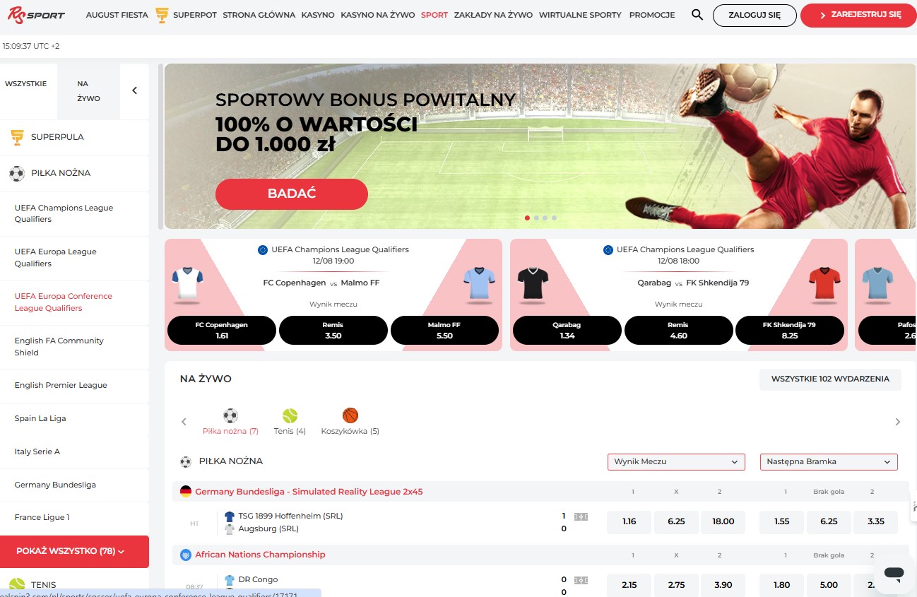 RealSpin Sports Betting PL