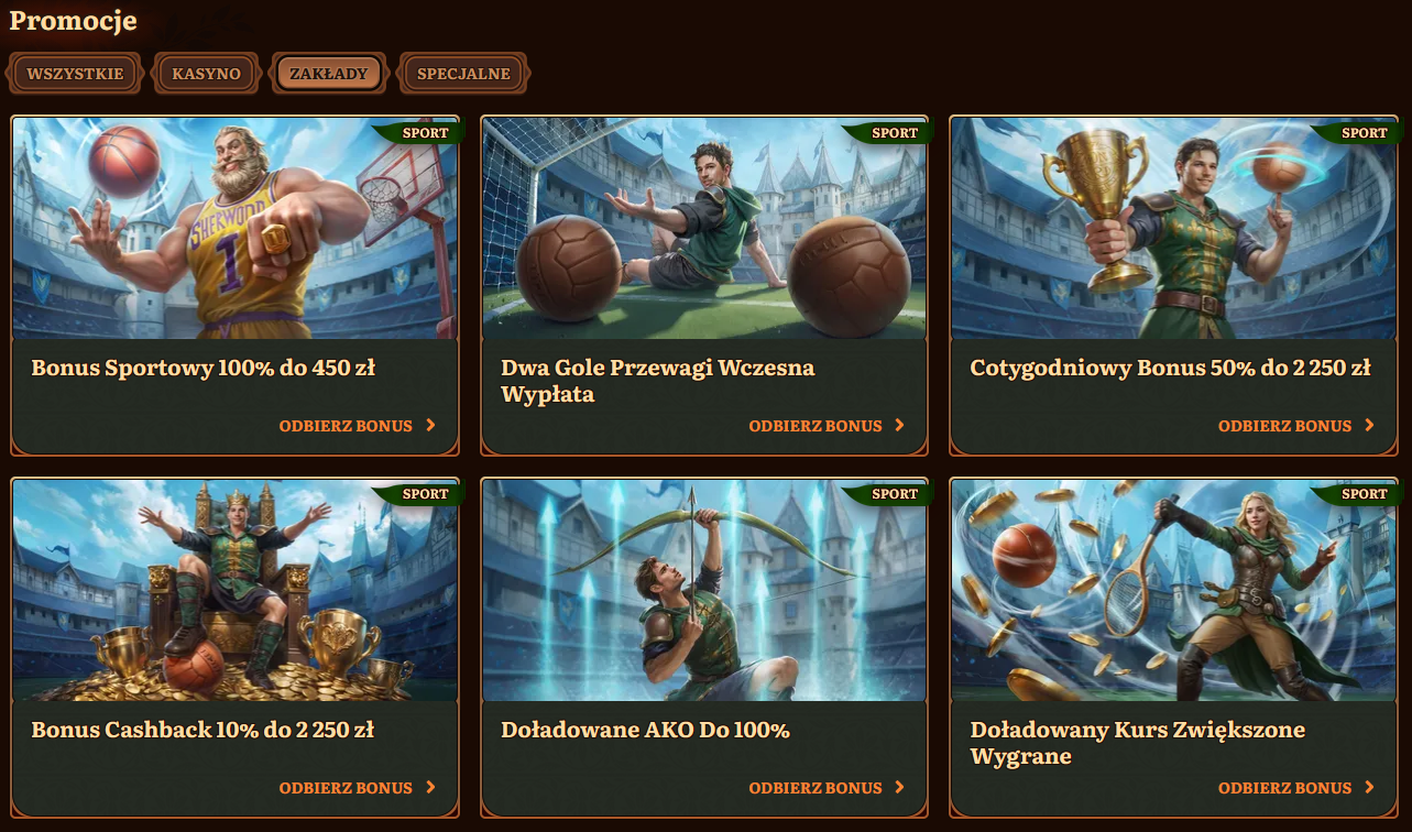 Wildrobin Promocje i bonusy